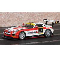 Carrera Merc SLS SLS GT3 Black Falcoln No 3 1/32