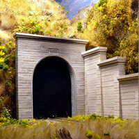 Chooch Single Concrete Tunnel Portal  HO