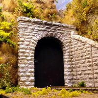 Chooch Single Cut Stone Tunnel Portal HO