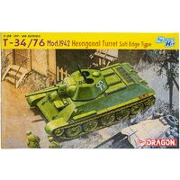 Dragon T-34/76 Mod.1942 Hexagonal Turret Plastic Model Kit  1/35