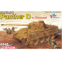 Dragon Panther D With Zimmerit 2 In 1    1/35