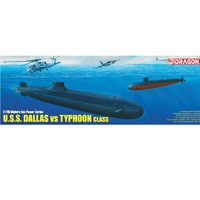 Dragon U.S.S. Dallas Vs Typhoon  1/700