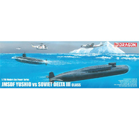 Dragon JMSDF Yushio Vs Soviet Delta III Class 1/700