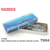 Dragon HMS Trafalgar Vs Soviet Oscar Class  1/700