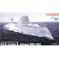 Dragon USS Zumwalt/ Monsoon/ Johnson 3 In 1 Kit 1/700