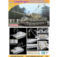 Dragon Sd.Kfz.186 Jagdtiger Henschel Production With Crane  1/72