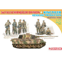 Dragon 3rd Fallschirmjager Division + KingTiger Henschel Production  1/72