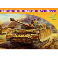 Dragon Pz.Kpfw.iV Ausf.H With Schurzen    1/72