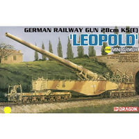 Dragon German 28cm K5(E) Leopold Plastic Model Kit 1/144