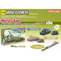 Dragon Morser Karl Mit Munitionsschlepper 1/144