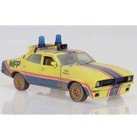 DDA A022 1974 Ford Falcon MFP Big Bopper XB Police Pursuit Dirty Ver 1/18