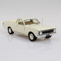 DDA 2487 1969 XW Ford Falcon Ute 6 Cylinder White 1/24