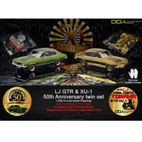 DDA 600-A LJ GTR Torana And XU-1 50th Anniversary Twin Set 1/24