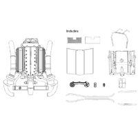DDA 625A Holden LC/ LJ Twin Turbo LS Torana Engine Kit    1/24