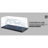 DDA Display Case 35.5 X15.6x16cm Black  1/18