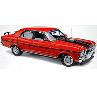 DDA Ford XY GTHO Vermillion Fire With Black Stripes   1/32