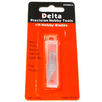 Delta Tools Blades No11 Sharp Point (5 Card)