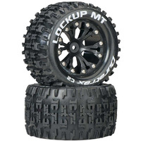 Duratrax Lockup MT 2.8in 2WD Mounted Rear C2 Tyres Black (2)