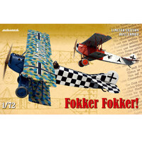 Eduard Fokker Fokker Dual Combo Model Kit   1/72