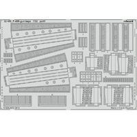 Eduard P-40N Gun Bays Photo Etched Parts Plastic Kit  1/32