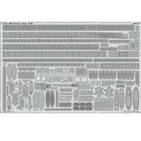 Eduard HMS Cornwell Railings Photo Etched Parts Plastic Kit  1/350