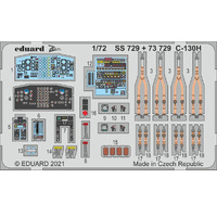 Eduard C-130H Interior Photo Etched Parts   1/72