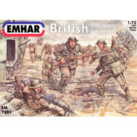 Emhar WW2 British Infantry And Tank Crew 1/72