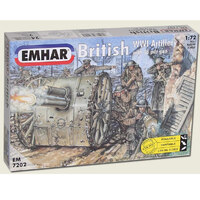 Emhar WW2 British Artillery & Gun 1/72