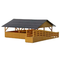 Eve Model Horse Stable HO Tan / Grey