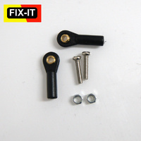 Fix-it Ball Joints 6mm x 27mm    3mm  Black   (2)