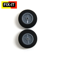 Fix-it Wheels 25mm x 12mm  2mm (Foam Tyre)(pr)