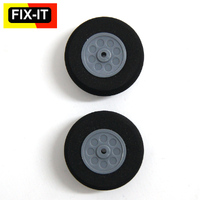 Fix-it Wheels 45mm x 18.5mm  3mm (Foam Tyre)(pr)