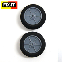 Fix-it Wheels 50mm x 18.5mm  3mm (Foam Tyre)(pr)