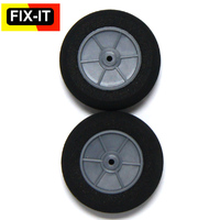 Fix-it Wheels 80mm x 24mm  4mm (Foam Tyre)(pr)