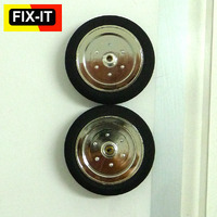 Fix-it Wheels Plated  53mm x15mm  3mm (Foam Tyre)(pr)