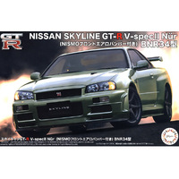 Fujimi 04666 Skyline GT-R Spec II Nur With Nismo Front Aero Bumper 1/24