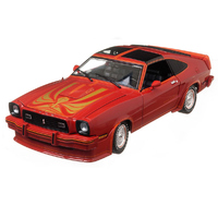 Green Light Mustang 78 King Cobra II Red And Black 1/18