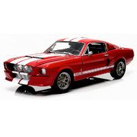 Green Light Shelby GT-500 1967 Red And  White 1/18