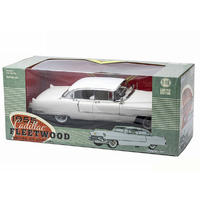 Green Light Cadillac Fleetwood Series 60 1955 White 1/18