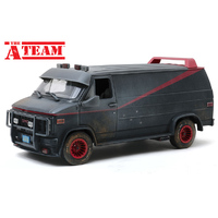 Green Light 13567 GMC Vandura The A- Team 1983 Weathered 1/18