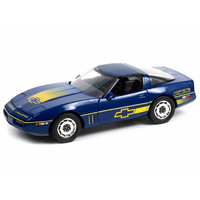 Green Light Chevrolet Corvette C4 1988 Challenge Race Car Blue  1/18