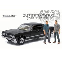 Green Light Chevy Impala 1967 Supernatural W/ Figures  1/18