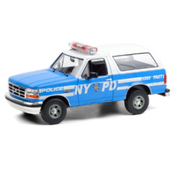 Green Light Ford Bronco 1992 NYPD Artisan 1/18