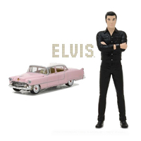 Green Light Cadillac 1955 (Elvis) 1/64 w/figure