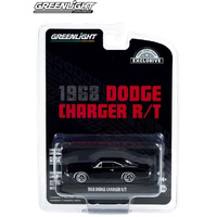 Green Light 44724 Dodge Charger 1968 R/ T Black  1/64