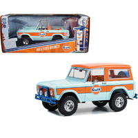 Green Light 85071 Gulf Oil 1966 Ford Bronco Running On Empty  1/24