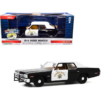 Green Light Dodge Monaco 1974 California Highway Patrol  1/24