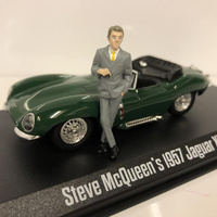 Green Light Jaguar XKSS 1956 Steve McQueen Figure 1/43