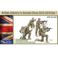Gecko Models WWII British Infantry In Combat Set 1 Kit   1/35
