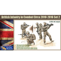 Gecko Models WWII British Infantry In Combat Set 2 Kit   1/35